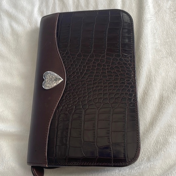 Brighton Other - BRIGHTON Donna PLANNER Organizer Agenda Croc Leather #80103 vintage retired